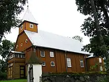 Kirche der Apostel Simon und Judas Thaddäus in Barstyčiai, erbaut 1906