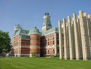 Bartholomew County Courthouse in Columbus, gelistet im NRHP Nr. 79000031