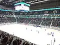 Eröffnungsspiel der Halle am 9. August 2015 zwischen Barys Astana und Metallurg Nowokusnezk