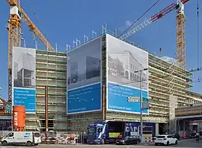 Während der Bauphase im Jahr 2014
