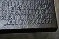 Hebelgedicht auf dem geänderten Tisch, Fragment, mit Datum der Katastrophe