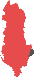 Lage der Gemeinde Devoll