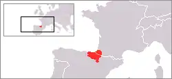 Baskische Region in Spanien und Frankreich