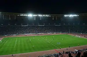 Eröffnung des Basra Sports City Stadium im Oktober 2013 mit der Partie al-Zawraa SC gegen den al Zamalek SC