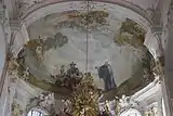 Deckenfresko mit dem heiligen Leonhard