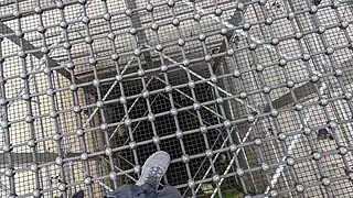 Netz auf dem Aussichtsturm