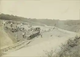 Baustelle bei Gemmenich, Februar bis Juni 1915