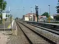 Bahnhof Cassel an der Grenze zwischen Bavinchove und Oxelaëre