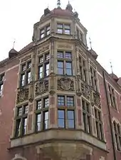 Das Stadtwappen am Rathaus