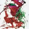 Bea 005, Fingerfarben auf Leinwand, 50 × 50 cm, 2022