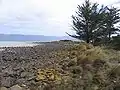 Strand an der Ostseite der Insel am D’Entrecasteaux-Kanal