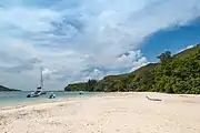 Strand auf der Insel Curieuse