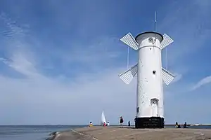 Blick auf die Mühlenbake, 2019