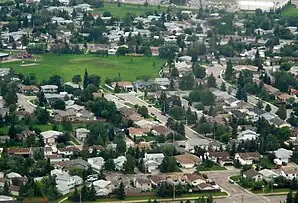 Luftbild der Gemeinde