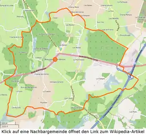 Beaurepaire-en-Bresse mit seinen Nachbarorten