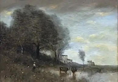 Camille Corot,Landschaft.