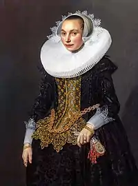 Michiel Jansz. van Mierevelt,Porträt einer Frau.