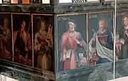 Detail der Südempore: die Evangelisten