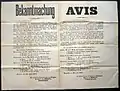 Bekanntmachung des Generaloberst und Generalgouverneurs Moritz Freiherr von Bissing vom 20. April 1915 in Brüssel