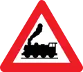 A43: Unbeschrankter Bahnübergang