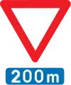 B3: Vorfahrt gewähren! (in 200&nbsp;m)