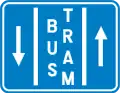 F18: Straßenbahn- und Bussonderfahrstreifen