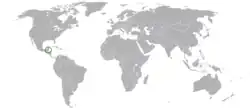 Lage von Belize und Osttimor