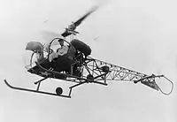 Bell 47, der erste Hubschrauber mit ziviler Zulassung in den USA