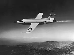 Überschall-Experimentalflugzeug Bell X-1