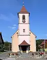 Kreuzerhöhungs-Kirche, Westseite
