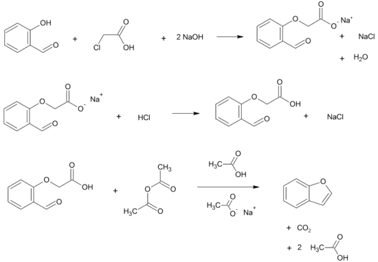 Synthese von Benzofuran