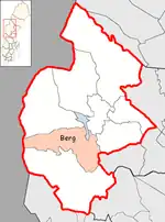 Lage der Gemeinde Berg