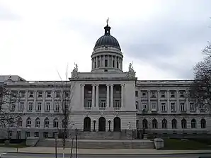 Bergen County Courthouse in Hackensack, gelistet im NRHP Nr. 83001468