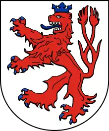 Wappen der Grafschaft und des Herzogtum Berg unter dem Haus Limburg-Arlon