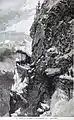Bergsturz bei Hintergasse an der Arlbergbahn am 4. Jänner 1892