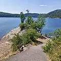 Einstieg für Taucher bei Normalwasserstand