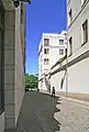 Gasse zwischen den Häusern
