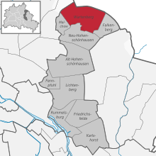 Ortsteile des Bezirks Lichtenberg