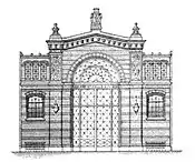 Hofseitige Fassade in der Reinickendorfer Str.