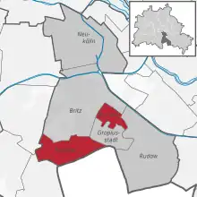 Ortsteile des Bezirks Neukölln