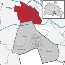 Ortsteile des Bezirks Neukölln