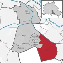 Ortsteile des Bezirks Neukölln