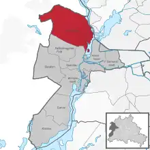 Ortsteile des Bezirks Spandau