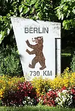 Berliner Meilenstein in Bad Bergzabern