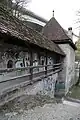 Ansicht von Südost mit Haldenmauer (2016)