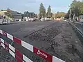 Beginn der Entsiegelung des Platzes (2023)