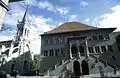 Berner Rathaus mit Kirche St.&nbsp;Peter und Paul