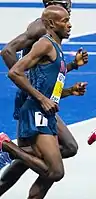 Bernard Lagat – der Doppelweltmeister von 2007 über 1500 und 5000&nbsp;Meter wurde diesmal mit Bronze belohnt und gewann hier am Schlusstag außerdem Silber über 5000&nbsp;Meter