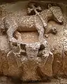 Ein Engel trägt das Lamm Gottes (Agnus Dei)