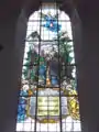 Glasgemälde Betender Soldat (erneuert 1993)